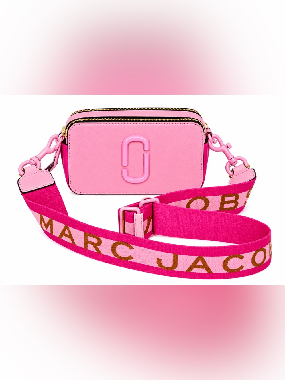 SNAPSHOT MARC JACOB CROSSBODY BAG PINK COLOR BLOCK